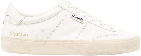 كعب جلدي من Golden Goose Soul-Star Nappa Upper BioBased HF، أبيض/حليبي، 38 in Kuwait