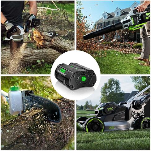 بطارية بديلة POWTREE 56V 6.0Ah لـ EGO Power+ BA2800 BA4200 BA1400 متوافقة مع EGO All Power 56V BA2800T ST1502LB CS1604 LB4800 LB6504 LB5804 HT2400 أدوات البطارية وحامل البطارية in Kuwait