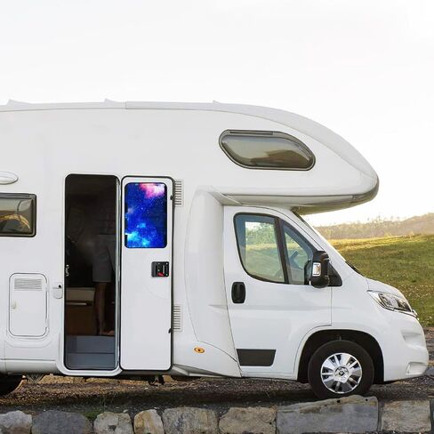 ظل نافذة باب RV، تصميم فريد من نوعه على شكل سمكة المحيط، غطاء نافذة تعتيم RV قابل للطي، حماية 100% من الأشعة فوق البنفسجية غطاء نافذة باب مقطورة التخييم نسيج أكسفورد سميك (سمك) in Saudi Arabia