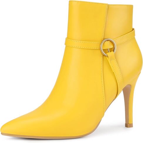 Perphy Pointed Toe Buckle Strap Stiletto Heel Ankle Boots for Women in Saudi Arabia