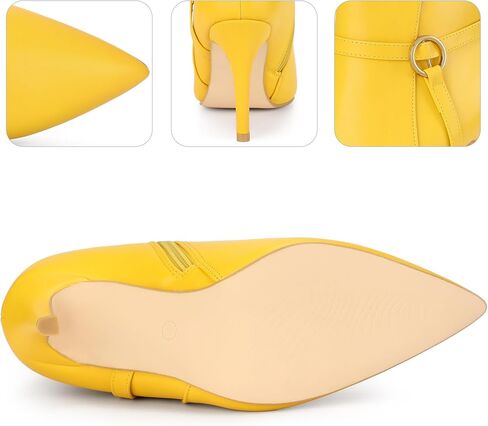 Perphy Pointed Toe Buckle Strap Stiletto Heel Ankle Boots for Women in Saudi Arabia