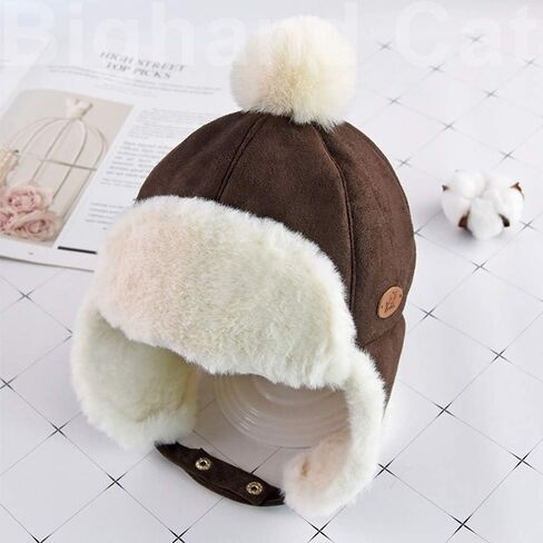 قبعة IIG Baby Boy Ushanka Earflap Winter Trooper قبعة للجنسين للأطفال in Saudi Arabia