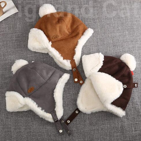قبعة IIG Baby Boy Ushanka Earflap Winter Trooper قبعة للجنسين للأطفال in Saudi Arabia