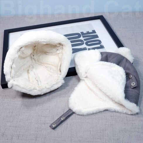 IIG Baby Boy Ushanka Earflap Winter Trooper Cap Unisex Kids Trapper Hat in Kuwait
