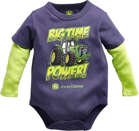 John Deere baby-boys Baby Boy Long Sleeve Bodysuit in Saudi Arabia