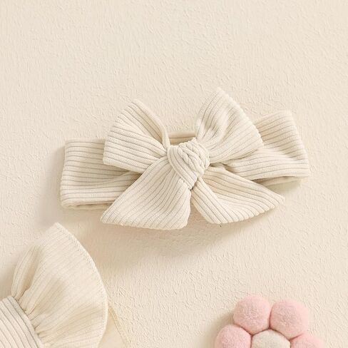 Newborn Baby Girl Ruffle Romper Farm Sleeveless Cow Print Corduroy Overalls Onesie Jumpsuit Matching Summer Clothes in Kuwait