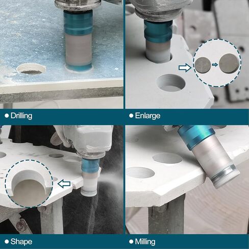 Diamond Finger Milling Bit 50mm Tile Drill Bit 2 inch for Drilling Enlarging and Milling Holes in Porcelain Tile Ceramic Marble Granite in Saudi Arabia