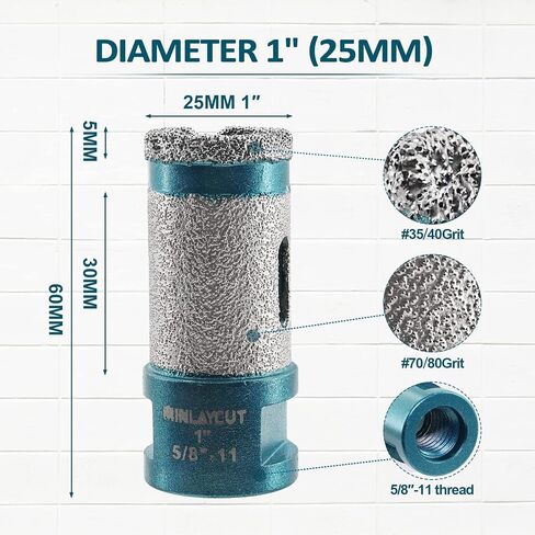 Diamond Finger Milling Bit 50mm Tile Drill Bit 2 inch for Drilling Enlarging and Milling Holes in Porcelain Tile Ceramic Marble Granite in Saudi Arabia