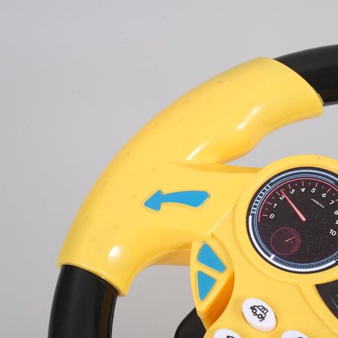 لعبة عجلة القيادة من تويفيان، أداة عجلة قيادة كبيرة للأطفال مع ضوء وموسيقى، أداة عجلة قيادة محمولة للأطفال الصغار والبنات والأولاد والأطفال لعجلة القيادة المحاكاة in Kuwait