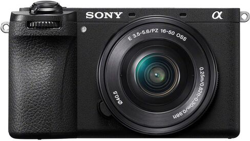 Sony a6700 Mirrorless Vlogger Camera with 16-50mm Lens + 64GB Tough Memory Card + NP-FZ100 Battery + Charger + Flexible Tripod + Micro HDMI Cable + Cap Keeper + More in Saudi Arabia