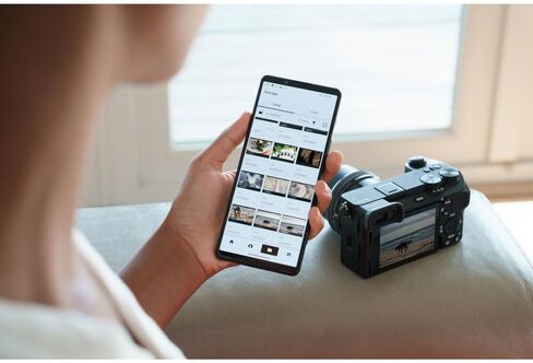 Sony a6700 Mirrorless Vlogger Camera with 16-50mm Lens + 64GB Tough Memory Card + NP-FZ100 Battery + Charger + Flexible Tripod + Micro HDMI Cable + Cap Keeper + More in Saudi Arabia
