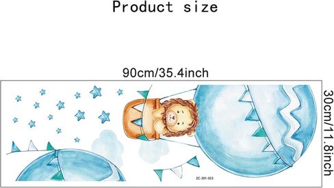 WAFT YEARN Waterproof Removable Vinyl PVC Hot Air Balloon Lion Safari Animal Star Wall Decal Wall Sticker Decor Nursery Kidsroom School Classroom Livingroom Bedroom Bathroom in Saudi Arabia