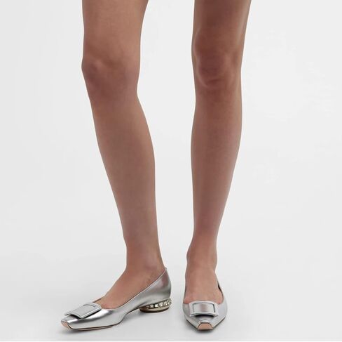 Women's Pumps Square Buckle Closed Toe Chunky Low Heels Rhinestones Low Heel Pumps Shoes Comfortable Slip On Office Shoes in Saudi Arabia