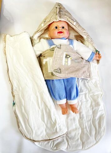Baby Swaddle Blanket Stroller Wrap for Newborn Boy or Girl 0-8 Months,Extra Soft Plush Exterior and 100% Cotton Interior Keep Baby Snug & Cozy in Saudi Arabia