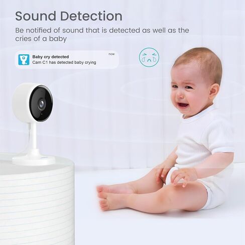 كاميرا داخلية litokam، كاميرات 2K لأمن المنزل مع رؤية ليلية، كاميرا للحيوانات الأليفة مع تطبيق الهاتف، كاميرا أمان داخلية، كشف الحركة، صوت ثنائي الاتجاه، كاميرات WiFi in Kuwait