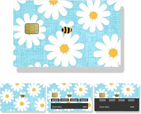 غلاف لاصق لبطاقة الائتمان، 4 قطع غطاء لاصق لبطاقات الخصم، ملصقات لاصقة قابلة للإزالة لرخصة القيادة، بطاقة النقل، بطاقة المفتاح (قرص العسل) in Kuwait