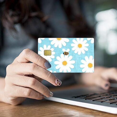 غلاف لاصق لبطاقة الائتمان، 4 قطع غطاء لاصق لبطاقات الخصم، ملصقات لاصقة قابلة للإزالة لرخصة القيادة، بطاقة النقل، بطاقة المفتاح (قرص العسل) in Kuwait