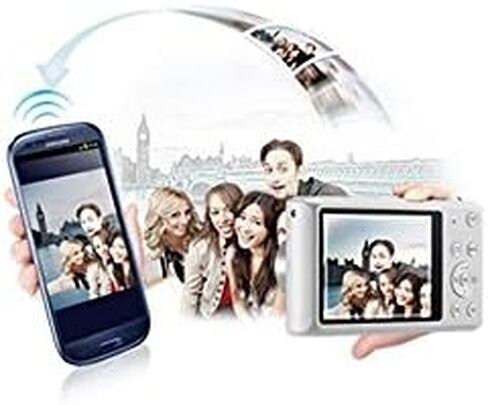 كاميرا Samsung NX300 20.3MP CMOS الذكية WiFi بدون مرآة مع عدسة 18-55 ملم وشاشة لمس AMOLED مقاس 3.3 بوصة (بني) (متجددة) in Saudi Arabia