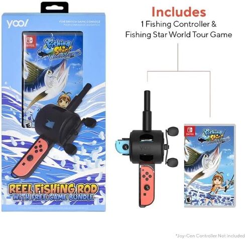 Fishing Star: World Tour (w/ YOOL Reel Fishing Rod) - For Nintendo Switch in Saudi Arabia