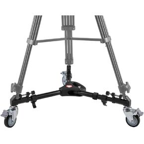 VX-600 Photography Heavy Duty Tripod Dolly Wheels Adjustable Leg Mounts Compatible with DSLR Camera Camcorder Photo Video, NOENNULL7egf38cbad