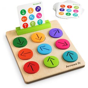 WELL BALANCED Arrows - Montessori Toys for 3 4 5 Year Old Kids and Toddlers, Educational Toy for Boys and Girls, Learning Toys