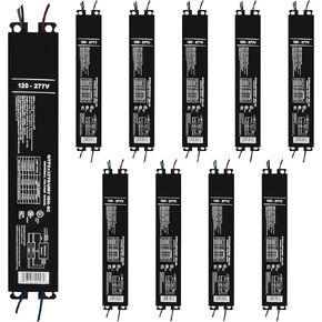Replacement for Sylvania Ballast QTP4X32T8/UNV ISN-SC, Philips ICN-4P32-N, Keystone KTEB-432-UV-IS-N-P, for 4 Fluorescent T8 Lamps - 120-277V - 32 Watt - Pack of 10