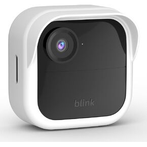 Silicone Skin Case/Cover for Blink Outdoor 4 (4th Gen) - Weatherproof Silicone Case with Brim for Full Camera Protection, Blink Outdoor 4 Smart Security Camera Accessories (White, 1 Pack)