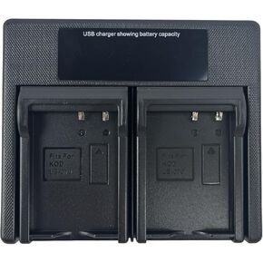 USB Dual Camera Charger for for LB-070 LB070 Battery which for AZ651, AZ651 AZ652, AZ901, S1, S-1, MN67Z Camera