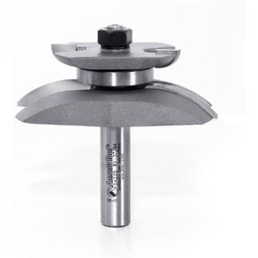 Amana Tool 54229 Cove Raised Panel with Back Cutter 3-3/8-Inch Diameter by 1/2-Inch Shank 2-Flute Router Bit