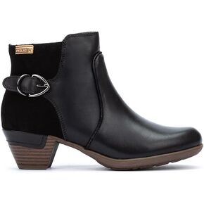 PIKOLINOS High-Heel Ankle Boot Leather Rotterdam for Woman Black