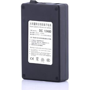 12V Rechargeable 4800mAh Battery Pack Lithium 2A for Camcorders, Video Cameras, Bluetooth and More.Power Supply UPS