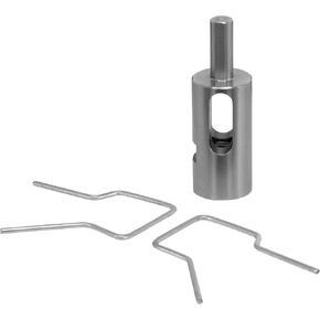 مجموعة كومبو من YardGard SpeedyTie T-Post للمثقاب - 200 T روابط عمود، ظرف المثقاب (EZ Twist Ties، سياج ربط السلسلة، سياج سلكي، 11 ربطات سلكية قياس، روابط T-Post)