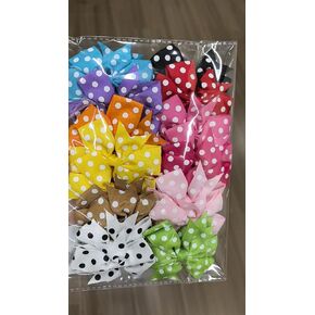 JIAHANG Christmas Floral Printed Hair Bow Clips 24PCS, Swallow Tail Alligator Clips for Baby Girls Toddler Kids