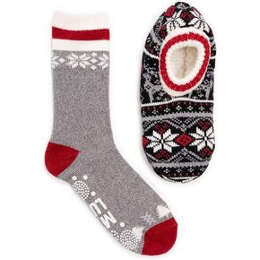 MUK LUKS Women's Ballerina Set Fall, Black, One Size Fits Most