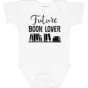 inktastic Book Lover Future Reader Childs Baby Bodysuit