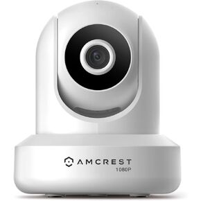 Amcrest 1080P WiFi Security Camera 2MP Indoor Pan/Tilt Wireless IP Camera, REP-IP2M-841W (White) (Renewed)