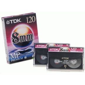 TDK - مجموعة من 3 أشرطة مقاس 120 دقيقة مقاس 8 مم (P6-120MP) in Kuwait