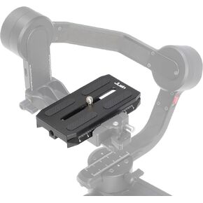 Camera Quick Release Plate for Zhiyun Crane 2 3 LAB Weebill 2 3 Weebill-S Gimbal Stabilizer, Compatible with Manfrotto 501HDV 503HDV 701HDV MH055M0-Q5 Tripod Head