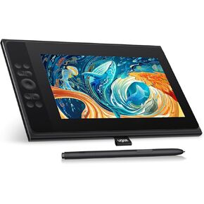 UGEE UE12P 11.9inch Drawing Tablet with Screen, Drawing Pad with Full-Laminated Screen, 127%sRGB Color Gamut,16K Level Pressure Battery-Free Stylus, Graphics Tablet Compatible with Windows/Mac/Android