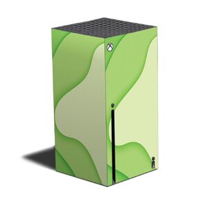 Carbon Fiber Gaming Skin Compatible with Xbox Series X - Thermal Topography - Premium 3M Vinyl Protective Wrap Decal Cover - Easy to Apply | Crafted in The USA by MightySkins