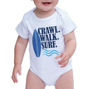 7 ate 9 Apparel Baby Boy's Crawl Walk Surf Summer Onepiece
