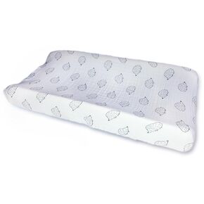 Softest Cotton Muslin Changing Pad Cover, Black Hedgehogs