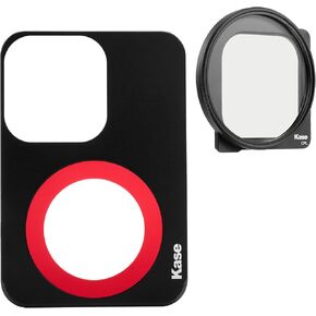 Kase Smartphone Optical Glass Filter Kit Magnetic Plate + CPL Compatible with iPhone 15 Pro Max