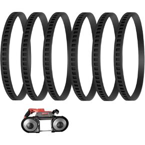 6-Pack 650721-00 Bandsaw Rubber Tires Replacement for Dewalt DWM120, A02807, DCS374, DW328K