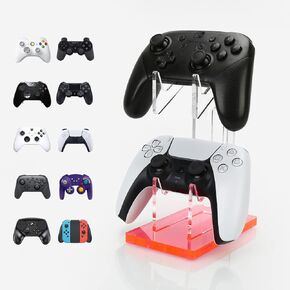 OAPRIRE Universal Dual Controller Holder for PS4 PS5 Xbox One Switch, Controller Stand Gaming Accessories, Build Game Fortresses