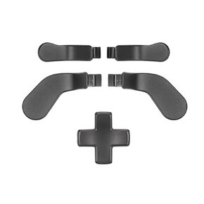 5 in 1 Elite Controller Paddles for Xbox One Elite Series 2 Controller Metal Paddles for Xbox Elite Series 2 Core Controller Paddles with D-Pad for Xbox One Elite 1 (Black)