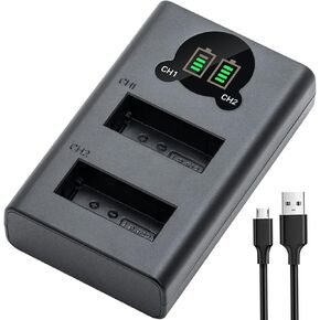 LP-E12 Battery Charger for Canon LC-E12 LC-E12E Charger, EOS M, M2, M10, M50, M50 Mark II, M100, M200, Rebel SL1, PowerShot SX70 HS Camera