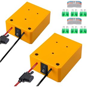 2Pcs for Dewalt 20V Battery Adapter,for Power Wheels Adaptor,DIY Charger Drill Converter for Dewalt Battery Power Station,Battery Conversion Kit with Switch,for Robotics Rc Car Truck Toys Batteries in Kuwait