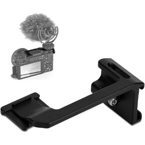 Mic Stand and Light Mount Plate Adapter Cold Shoe Relocation Extension Plate for Sony A6000 A6300 A6400 A6500