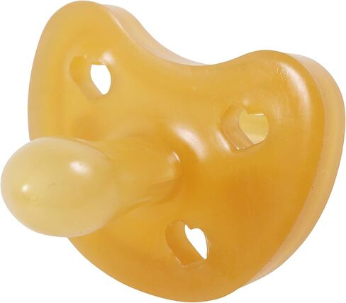 Sweetie Rubber Pacifier Heart Shape Rubber Natural Rubber with Symmetrical Nipple 1 Count (12-18 Large) in Kuwait